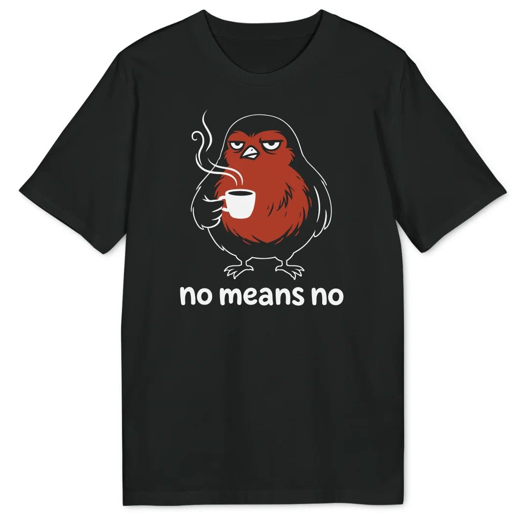No Means No Robin Bio T-Shirt - Wild Spirit
