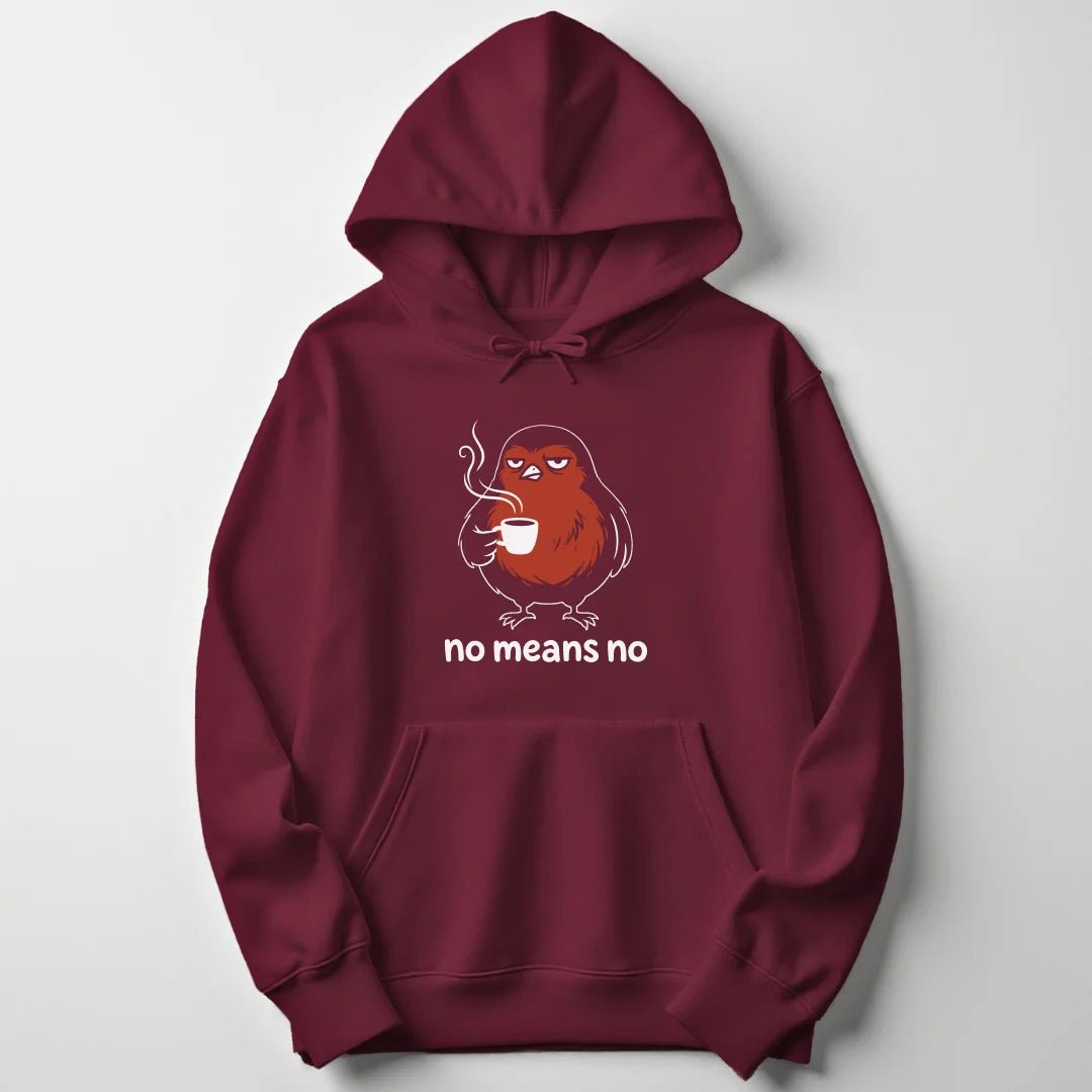 No Means No Robin Unisex Hoodie - Wild Spirit