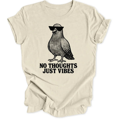 No Thoughts Pigeon Unisex T-Shirt - Wild Spirit