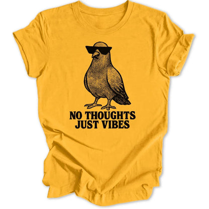 No Thoughts Pigeon Unisex T-Shirt - Wild Spirit