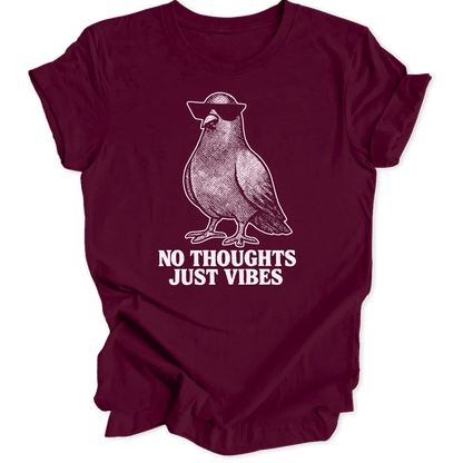 No Thoughts Pigeon Unisex T-Shirt - Wild Spirit