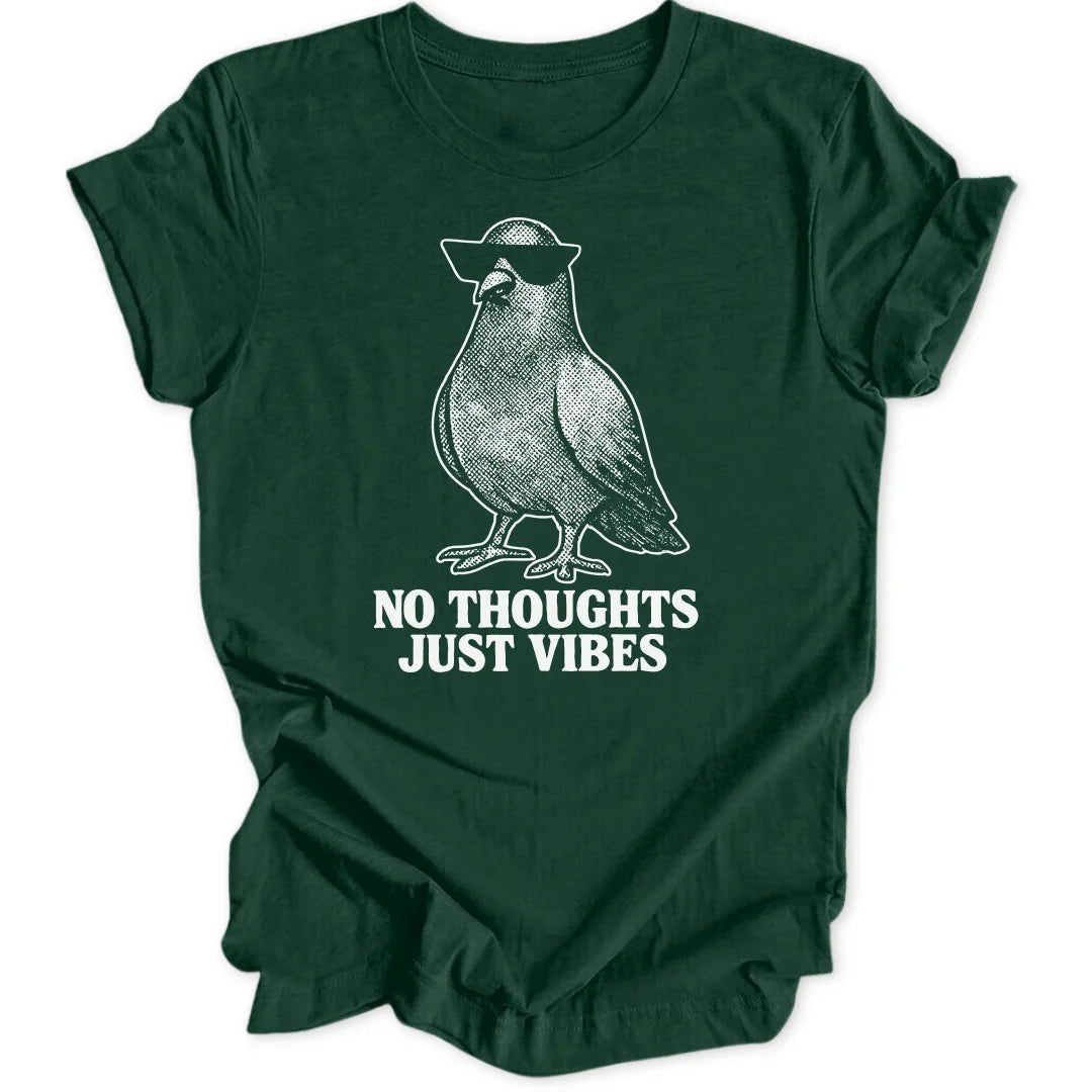 No Thoughts Pigeon Unisex T-Shirt - Wild Spirit