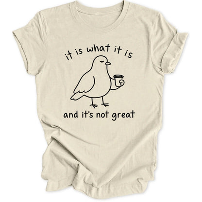 Not Great Pigeon Unisex T-Shirt - Wild Spirit