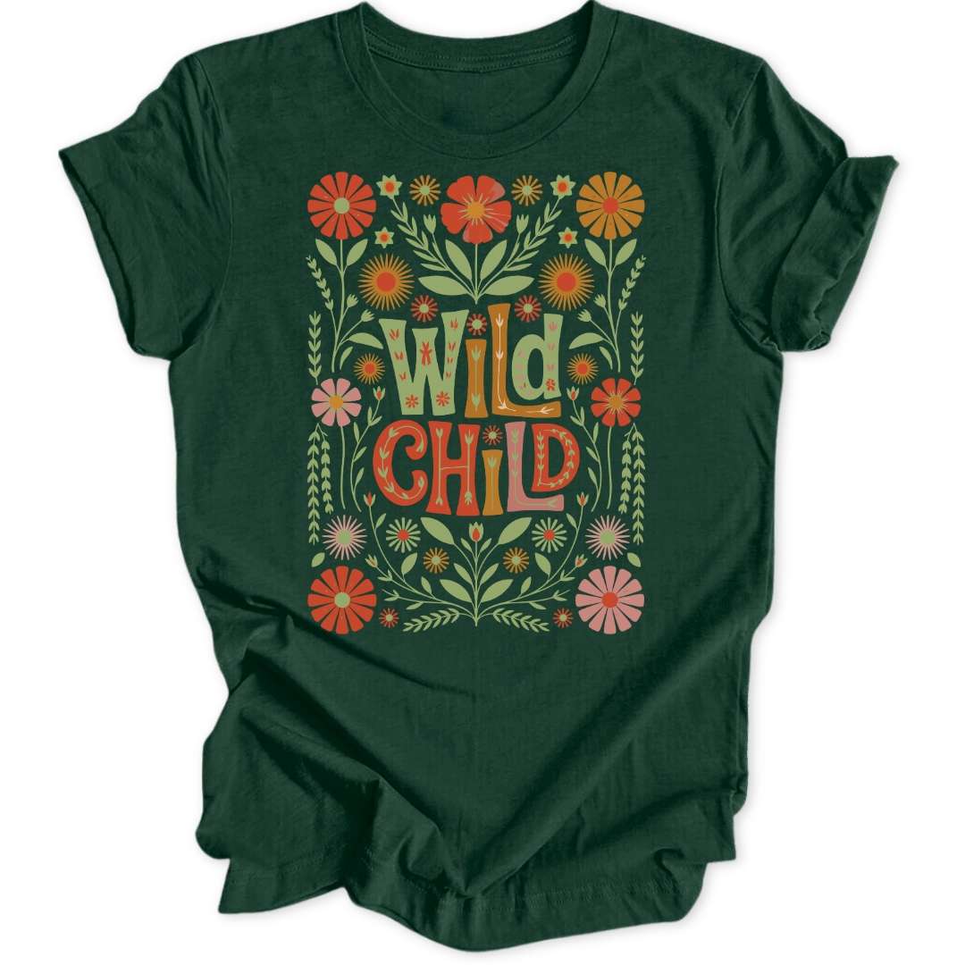 Oh My Wild Child T-Shirt T-Shirt Waldgrün / S