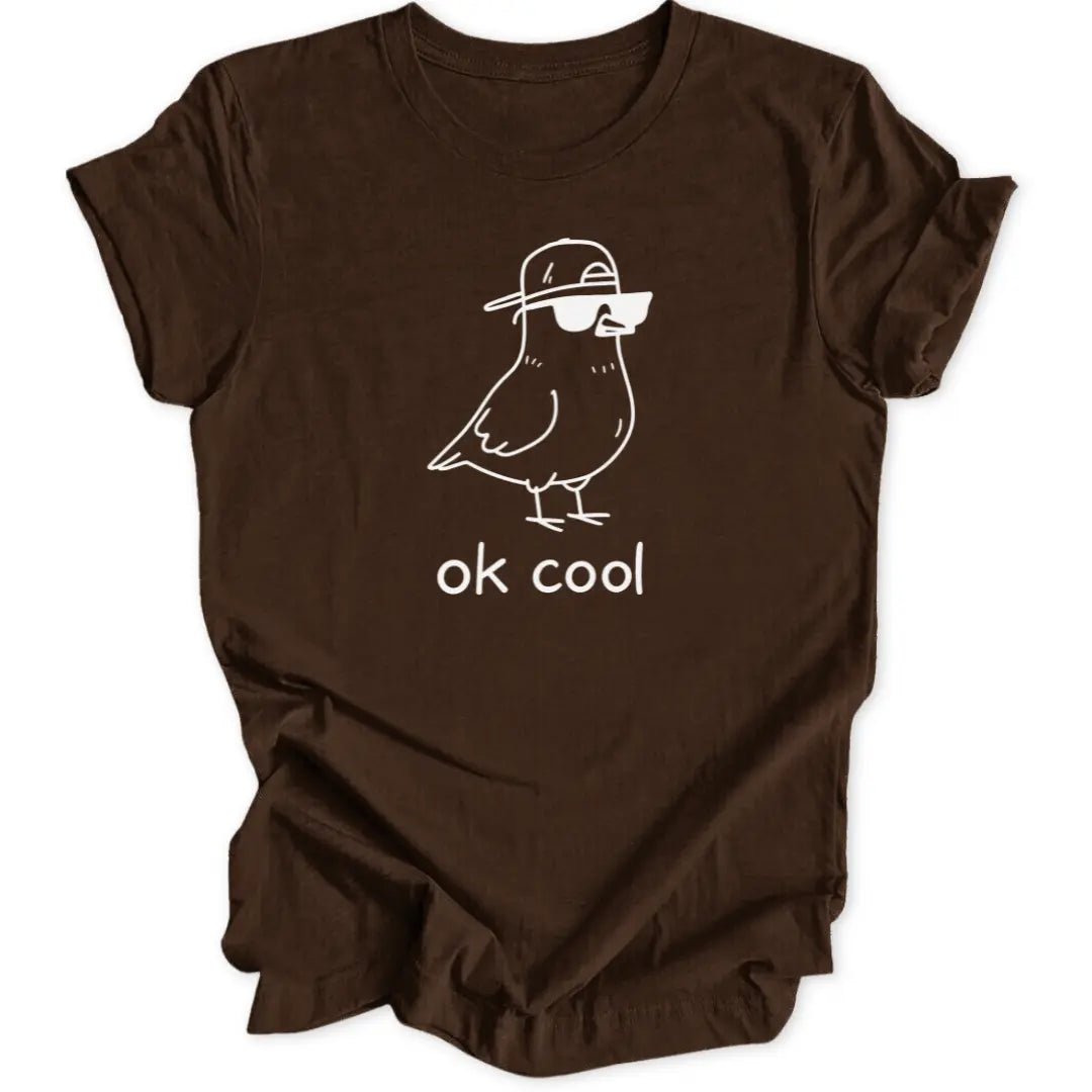 Ok Cool Pigeon Unisex T-Shirt - Wild Spirit