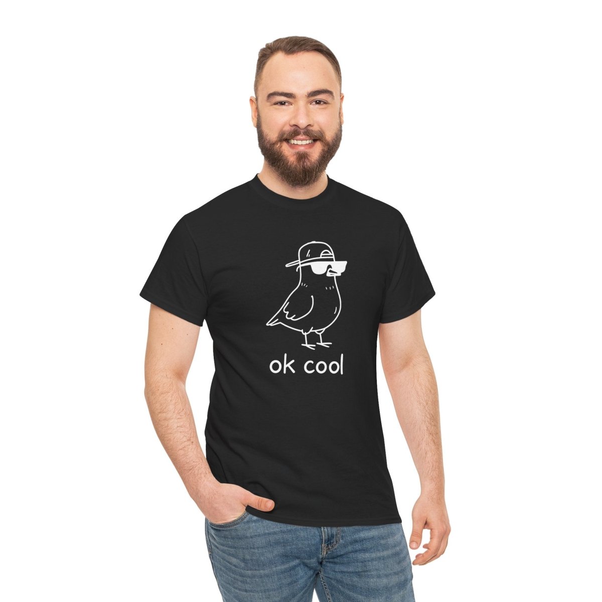 Ok Cool Pigeon Unisex T-Shirt - Wild Spirit