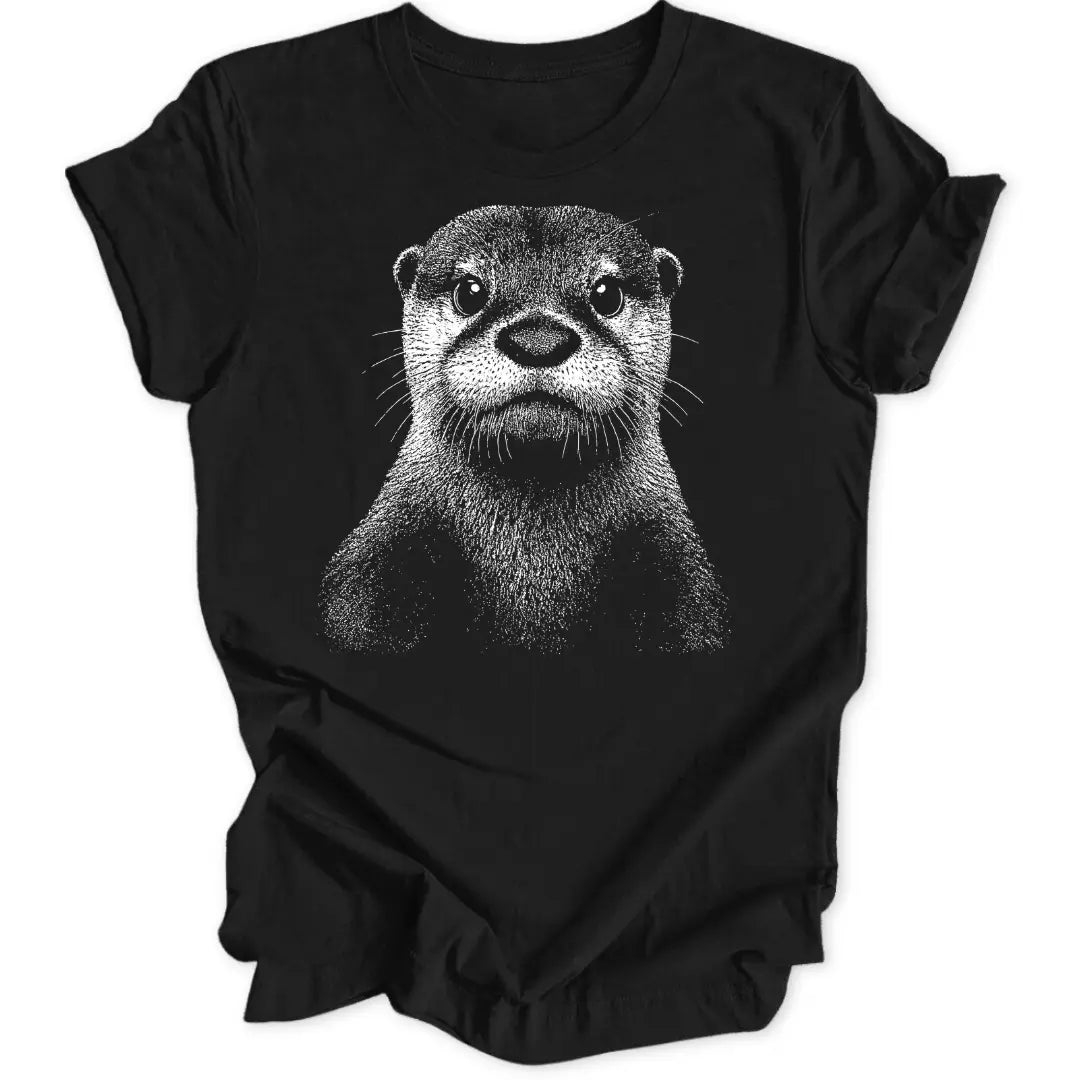 Otter Portrait Unisex T-Shirt - Wild Spirit