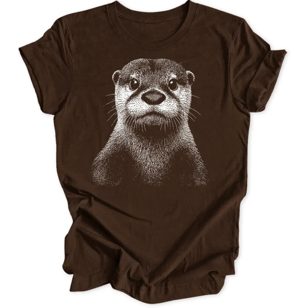 Otter Portrait Unisex T-Shirt - Wild Spirit