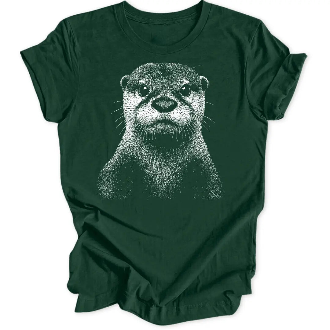 Otter Portrait Unisex T-Shirt - Wild Spirit
