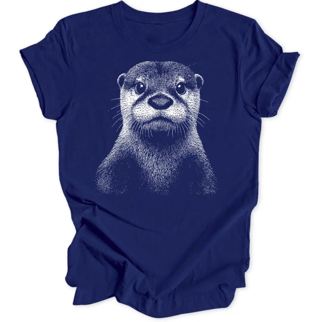 Otter Portrait Unisex T-Shirt - Wild Spirit
