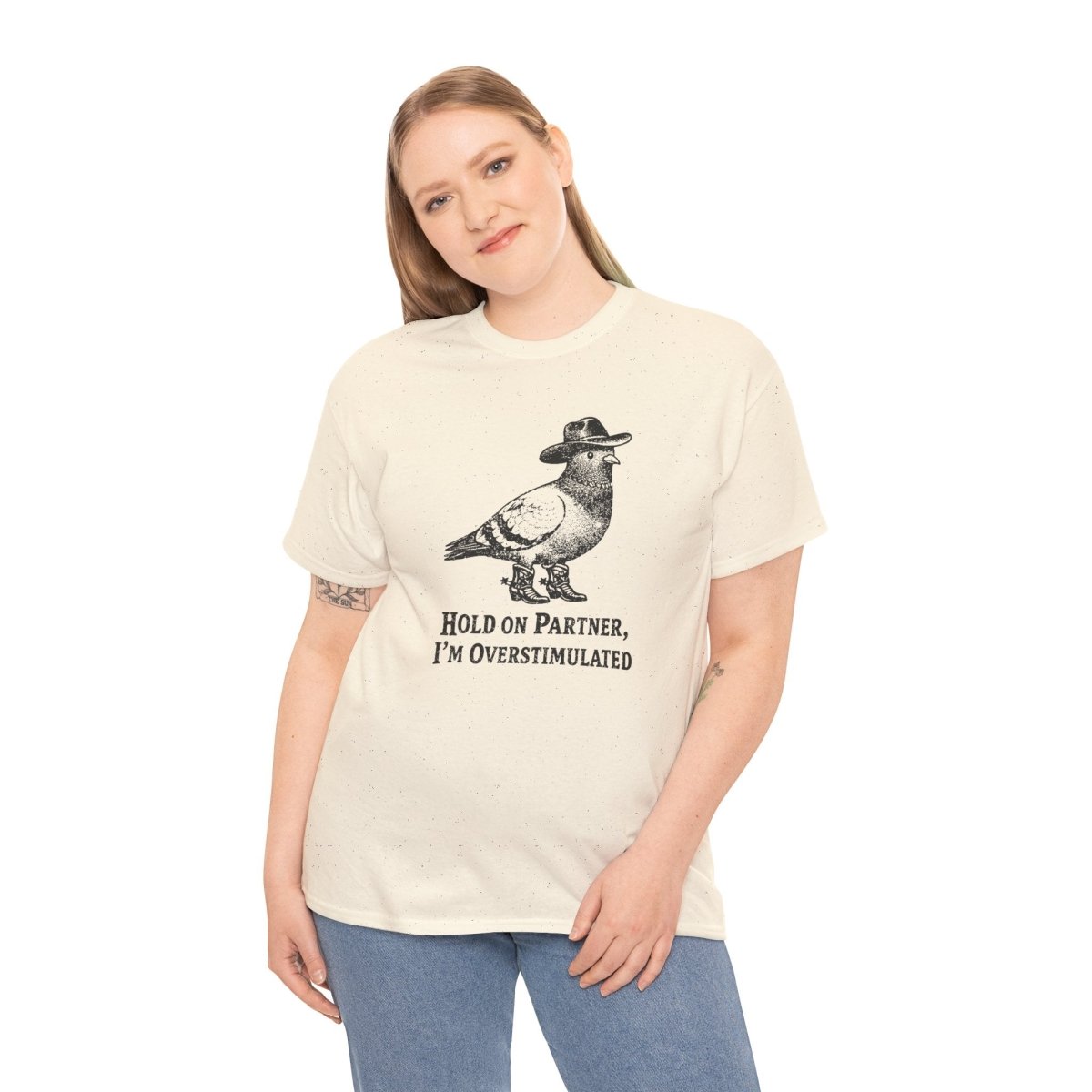 Overstimulated Pigeon Grunge Unisex T-Shirt - Wild Spirit