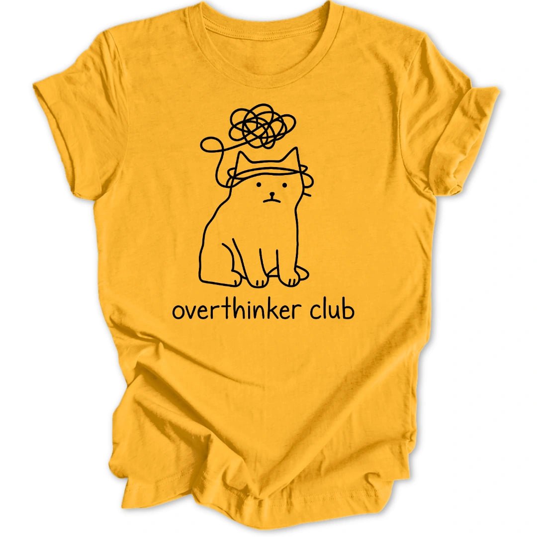 Overthinker Cat Unisex T-Shirt - Wild Spirit