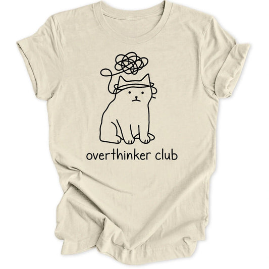 Overthinker Cat Unisex T-Shirt - Wild Spirit