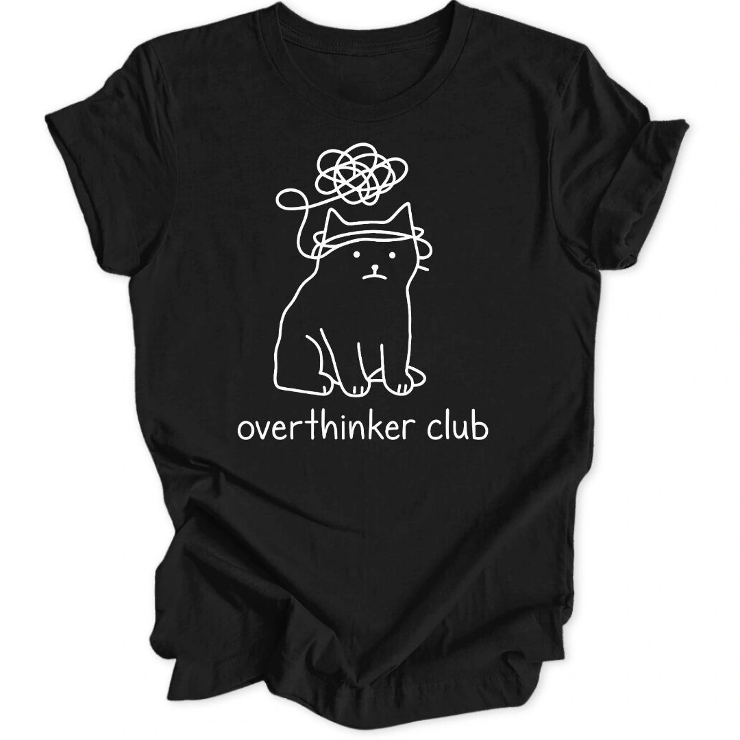 Overthinker Cat Unisex T-Shirt - Wild Spirit