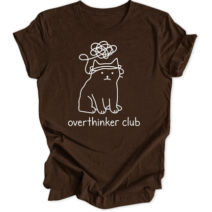 Overthinker Cat Unisex T-Shirt - Wild Spirit