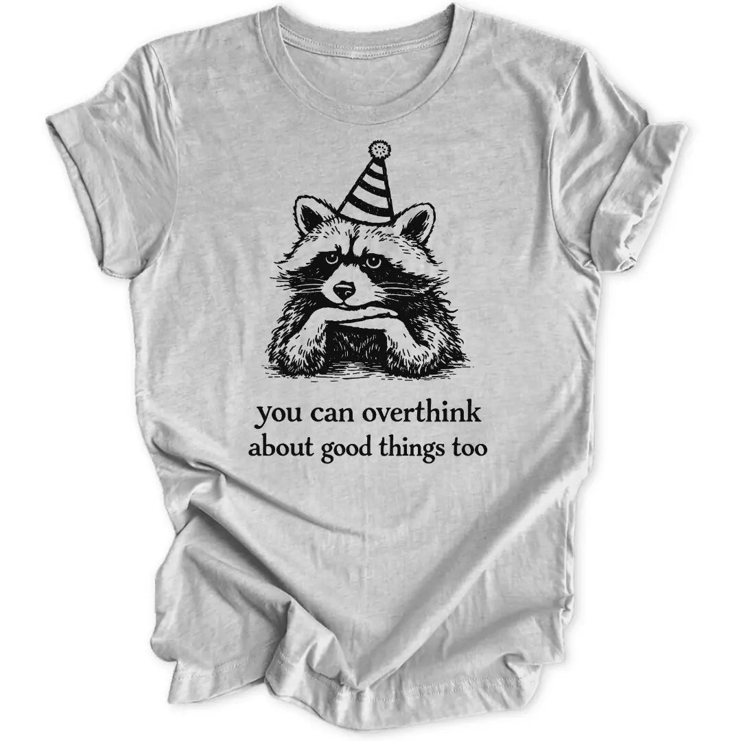 Overthinking Raccoon Unisex T-Shirt - Wild Spirit
