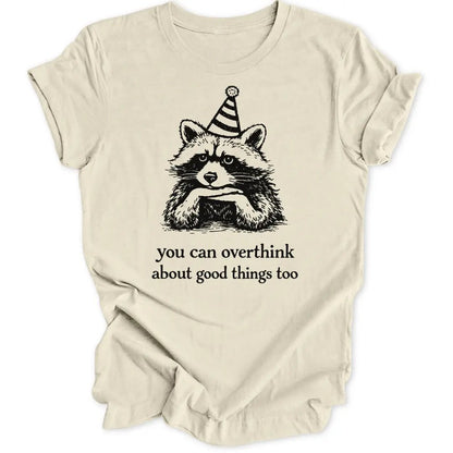 Overthinking Raccoon Unisex T-Shirt - Wild Spirit