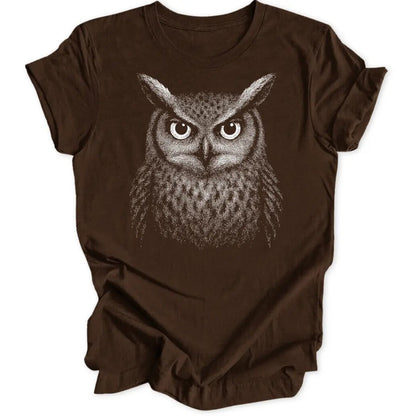 Owl Portrait Unisex T-Shirt - Wild Spirit