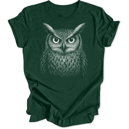 Owl Portrait Unisex T-Shirt - Wild Spirit