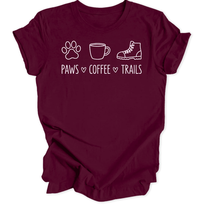 Paws Coffee Trails Unisex T-Shirt - Wild Spirit