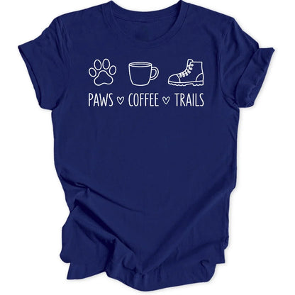 Paws Coffee Trails Unisex T-Shirt - Wild Spirit