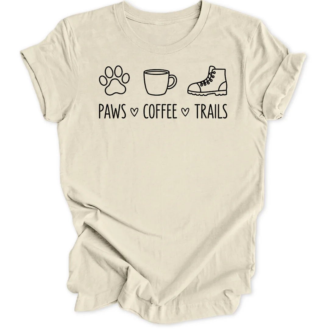 Paws Coffee Trails Unisex T-Shirt - Wild Spirit
