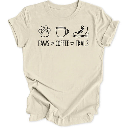 Paws Coffee Trails Unisex T-Shirt - Wild Spirit