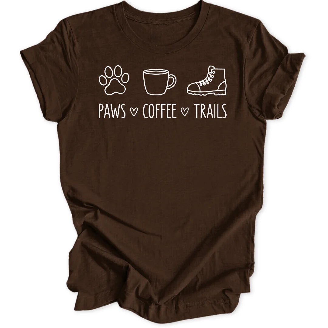 Paws Coffee Trails Unisex T-Shirt - Wild Spirit