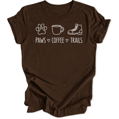 Paws Coffee Trails Unisex T-Shirt - Wild Spirit