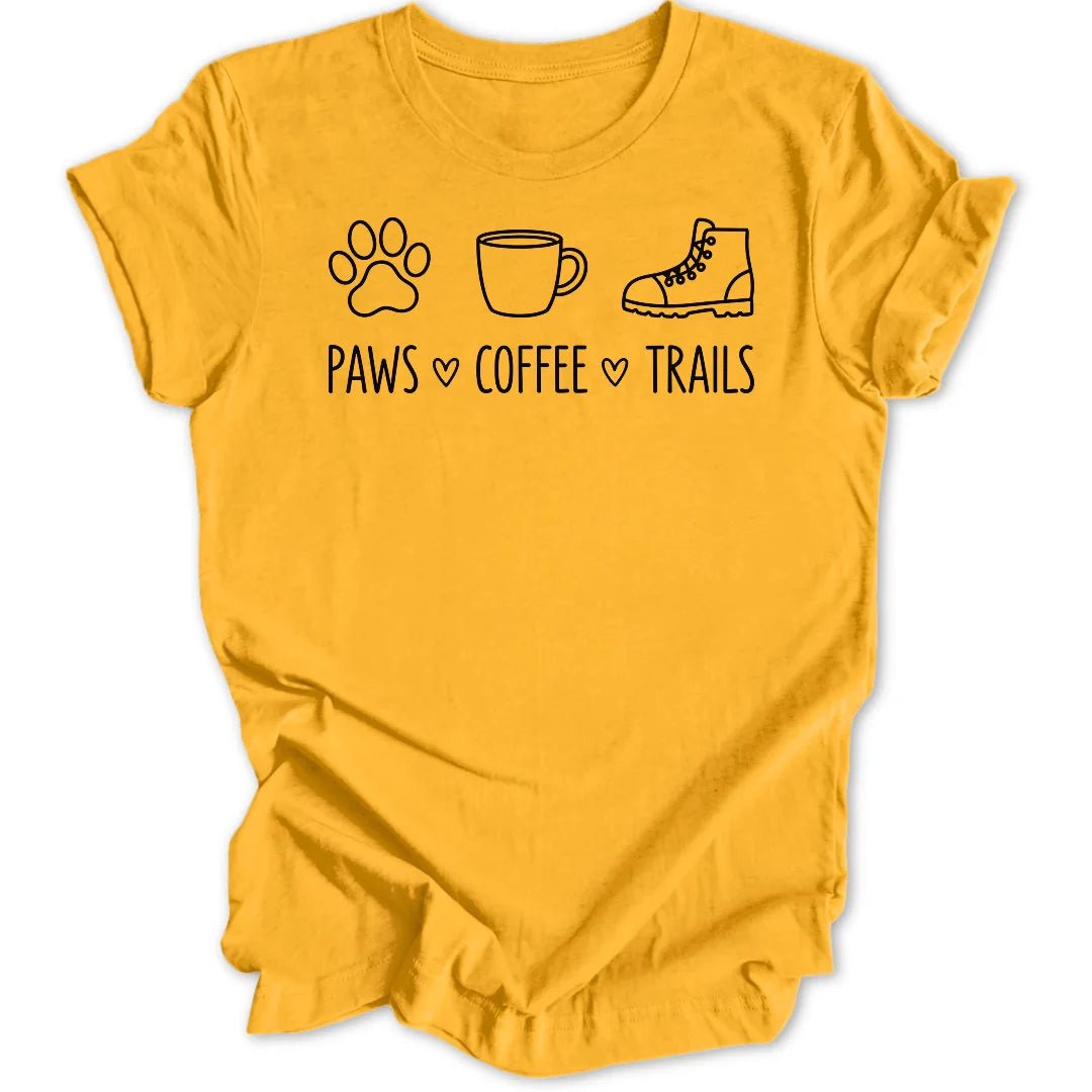 Paws Coffee Trails Unisex T-Shirt - Wild Spirit