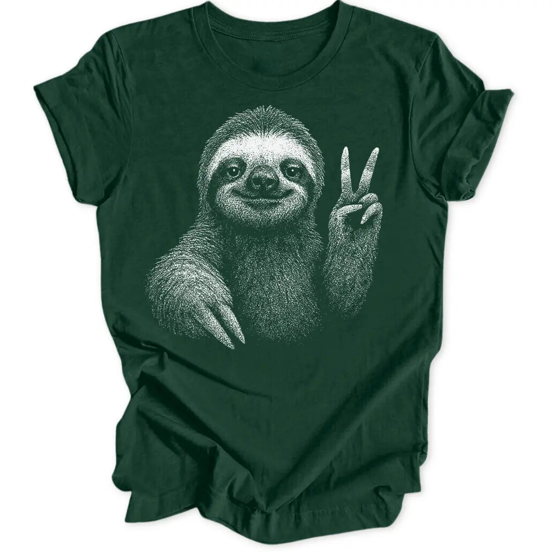 Peace Faultier Unisex T-Shirt - Wild Spirit