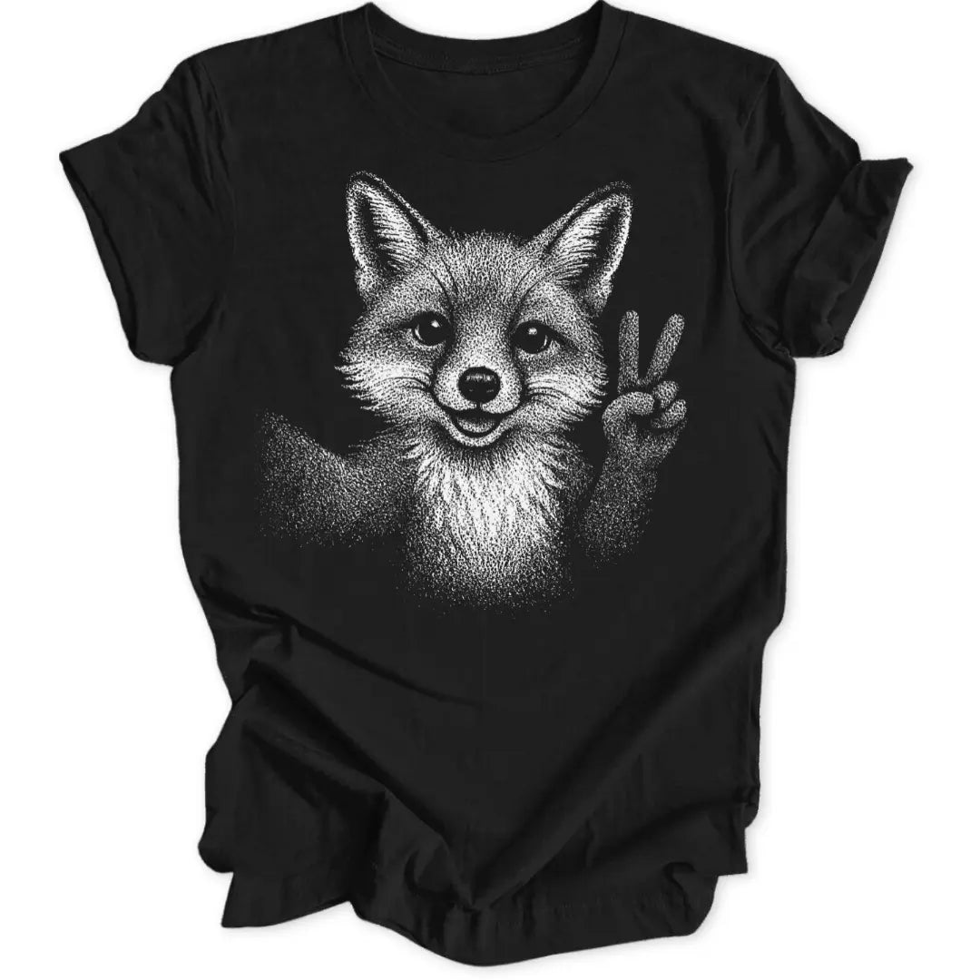 Peace Fox Unisex T-Shirt - Wild Spirit