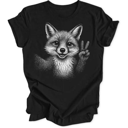 Peace Fox Unisex T-Shirt - Wild Spirit