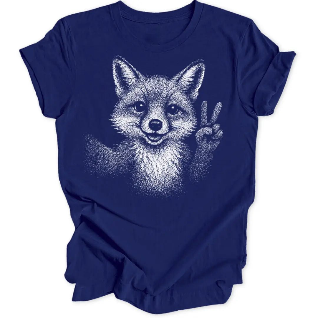 Peace Fox Unisex T-Shirt - Wild Spirit