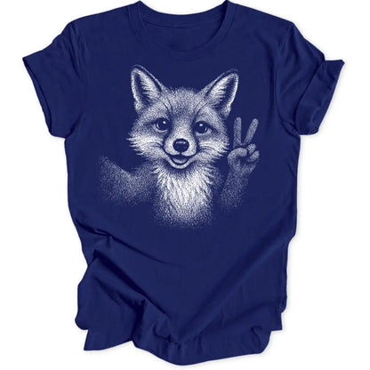 Peace Fox Unisex T-Shirt - Wild Spirit