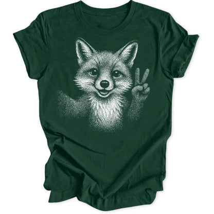 Peace Fox Unisex T-Shirt - Wild Spirit