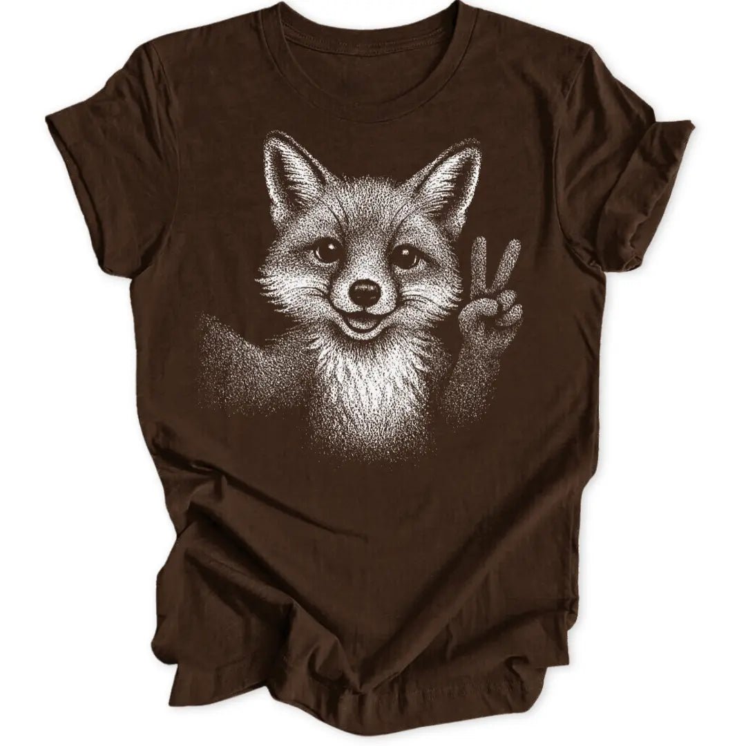 Peace Fox Unisex T-Shirt - Wild Spirit