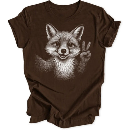 Peace Fox Unisex T-Shirt - Wild Spirit