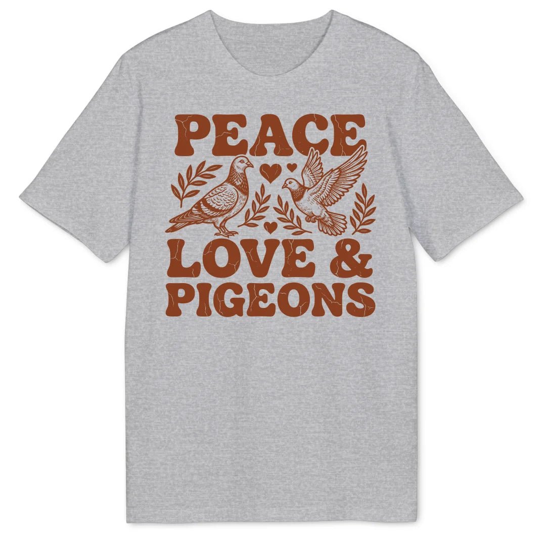 Peace, Love & Pigeons Bio T-Shirt - Wild Spirit