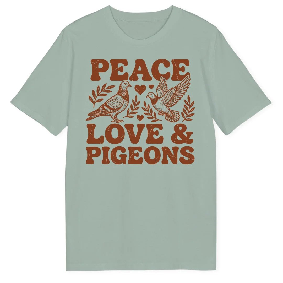 Peace, Love & Pigeons Bio T-Shirt - Wild Spirit