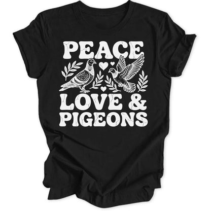 Peace, Love & Pigeons Unisex T-Shirt - Wild Spirit