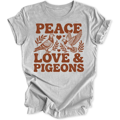 Peace, Love & Pigeons Unisex T-Shirt - Wild Spirit