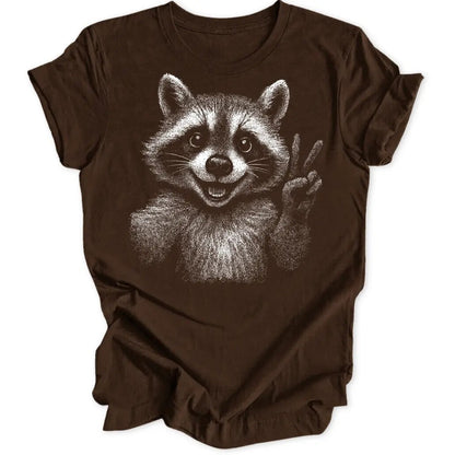 Peace Raccoon Unisex T-Shirt - Wild Spirit