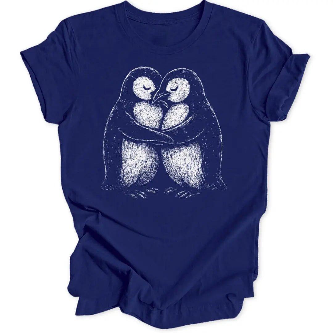 Penguin Couple Unisex T-Shirt - Wild Spirit
