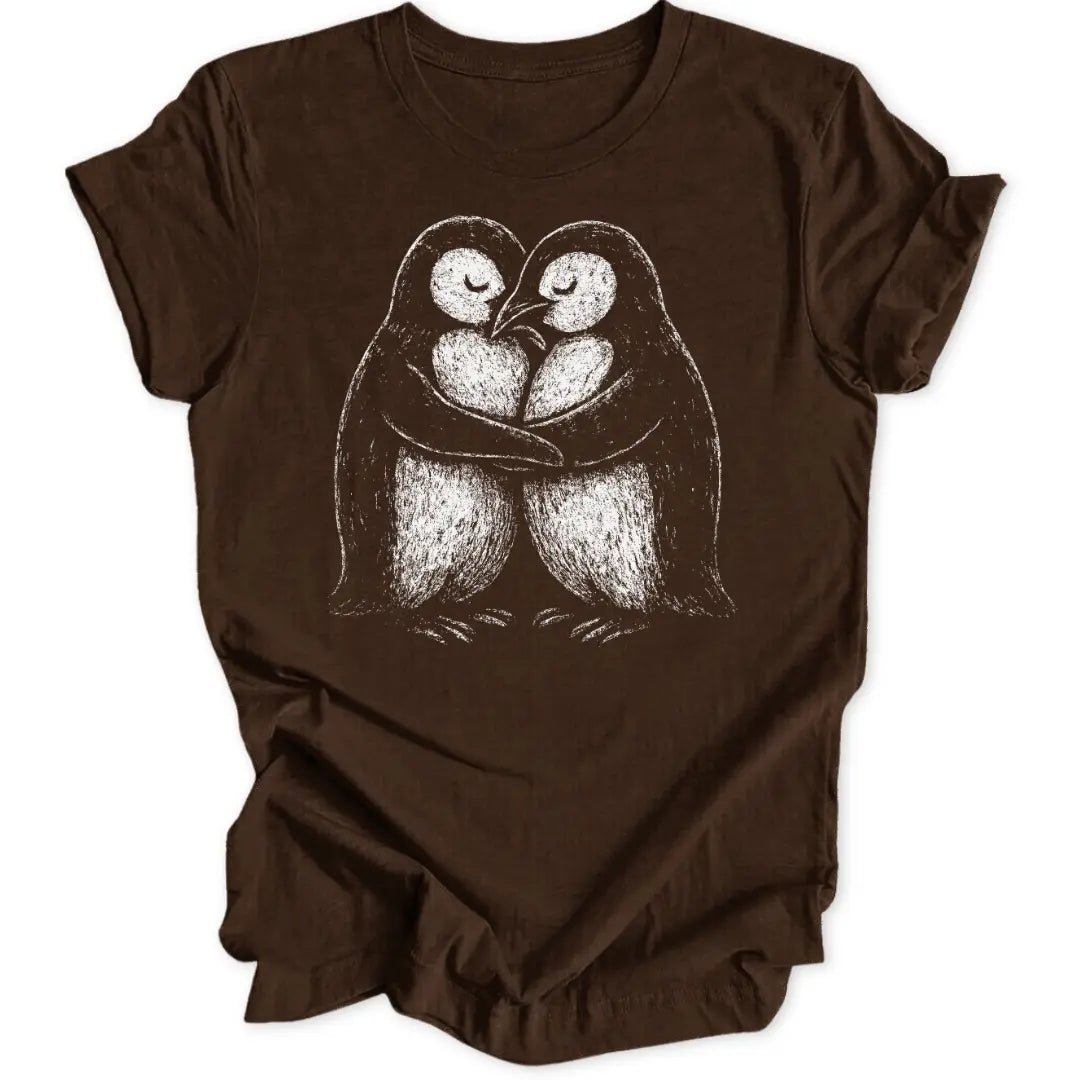 Penguin Couple Unisex T-Shirt - Wild Spirit