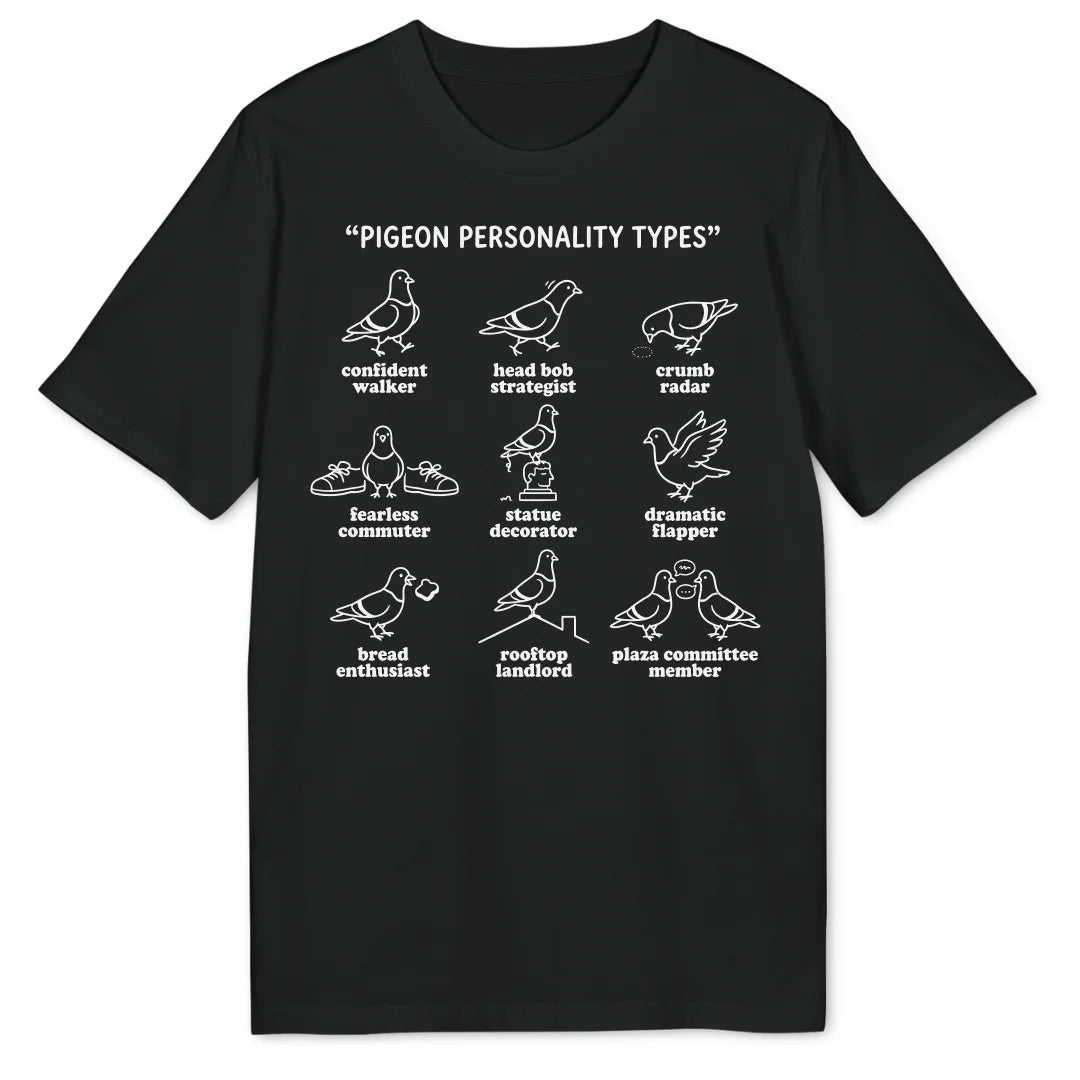 Pigeon Personalities Bio T-Shirt - Wild Spirit