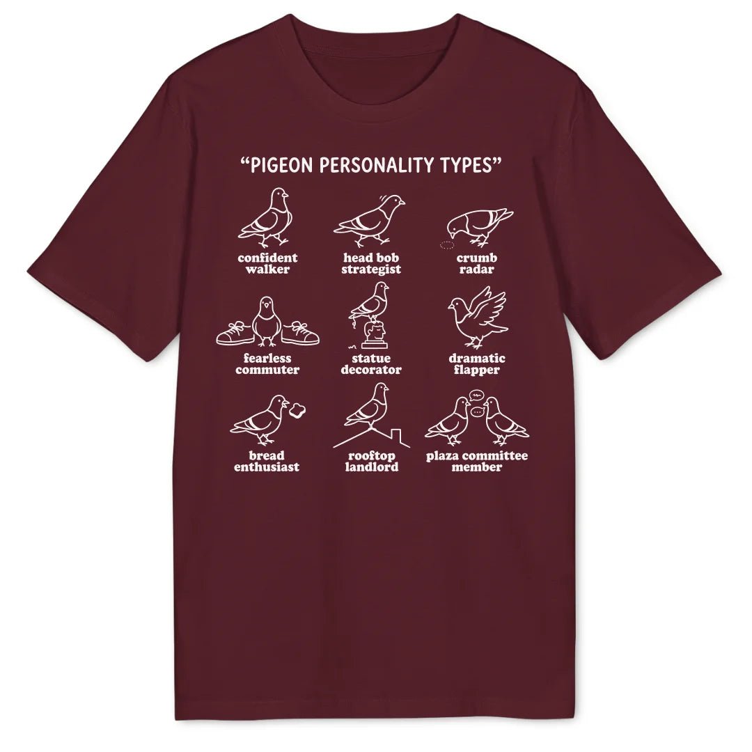 Pigeon Personalities Bio T-Shirt - Wild Spirit
