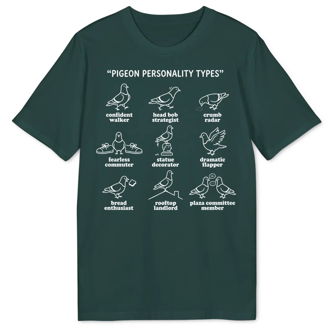 Pigeon Personalities Bio T-Shirt - Wild Spirit