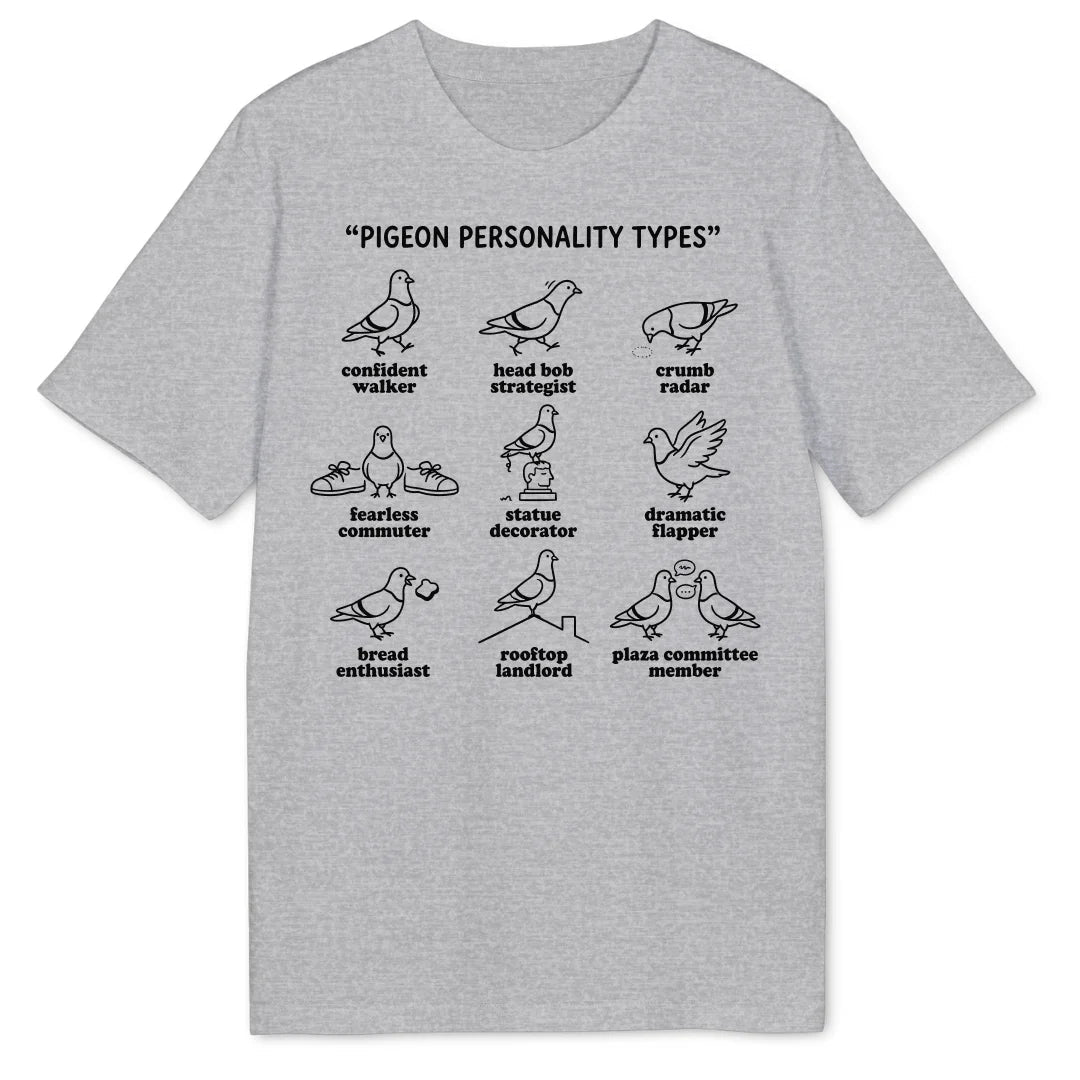 Pigeon Personalities Bio T-Shirt - Wild Spirit