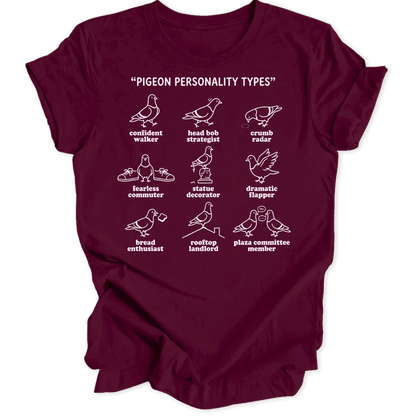 Pigeon Personalities Unisex T-Shirt - Wild Spirit